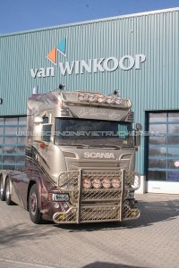 11 Brodde AB Scania Streamline R730 V8 8x4 triple hook  driver Per Brodde Sweden www.vanwinkoop.nl www.scandinavietruckers.nl